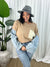 Jupiter Contrast Sleeve Jumper
