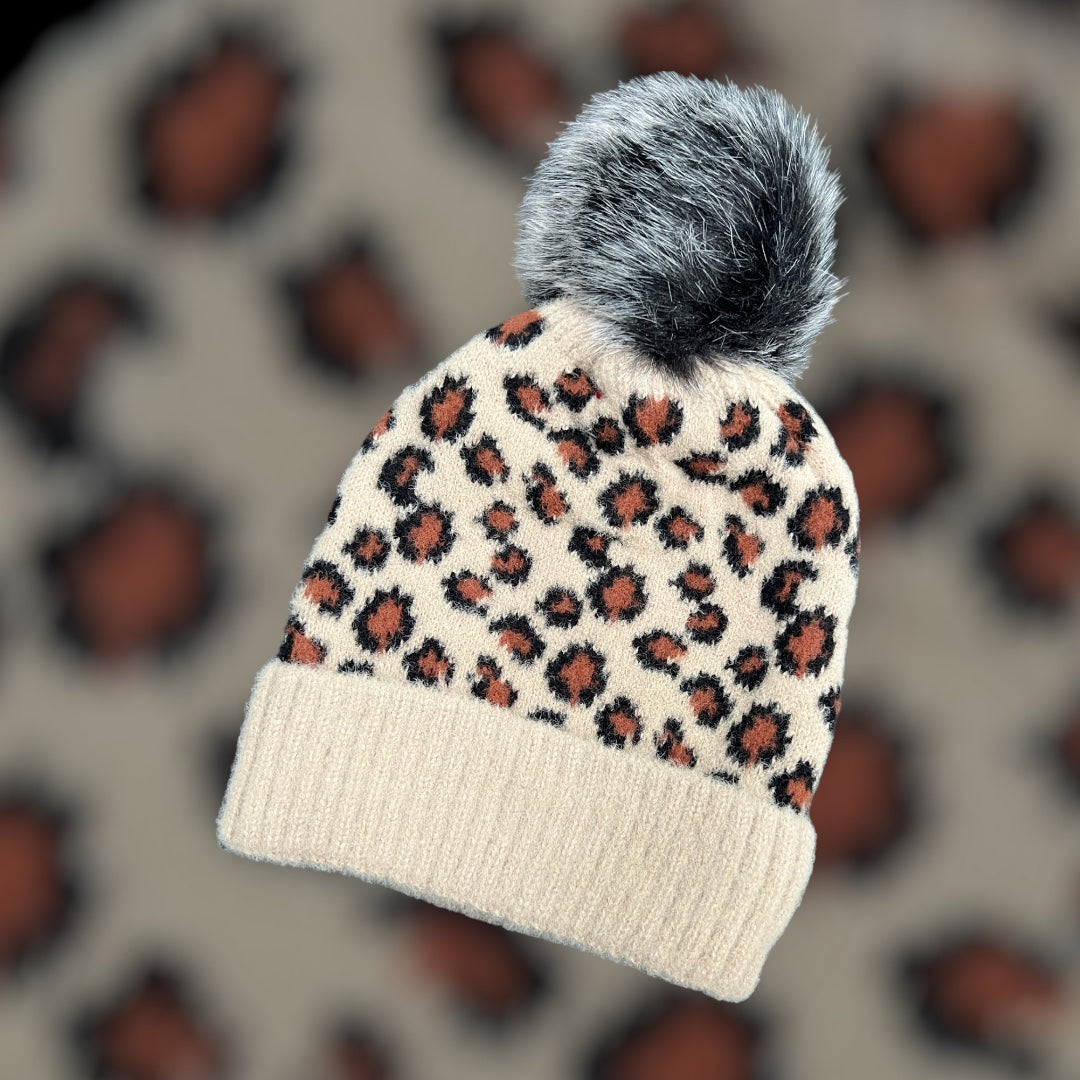 Leopard Print Beanies