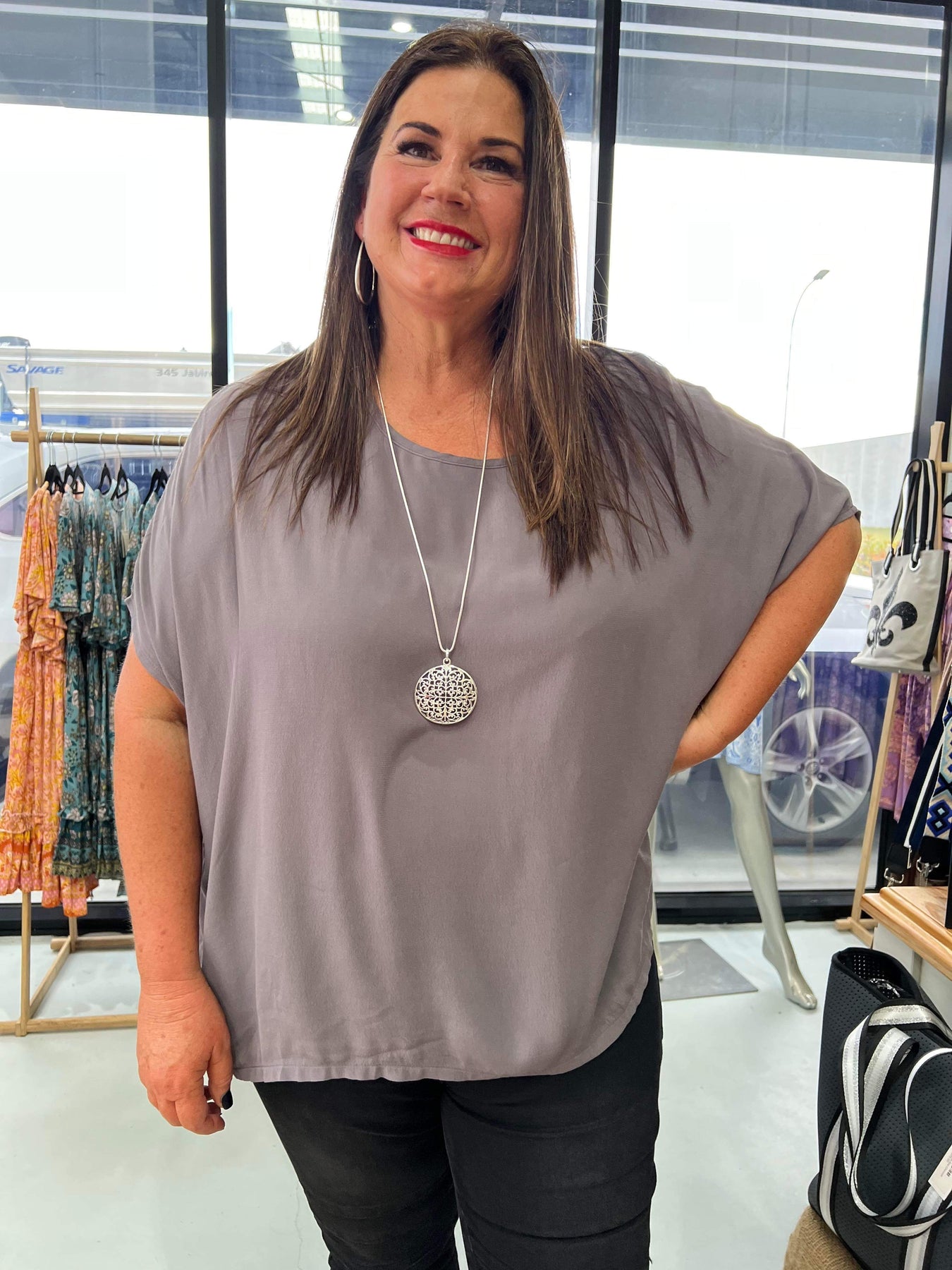 THE CHARLOTTE TOP - BLACK