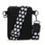 Petite Phone Cross Body Bag Black and White Spot